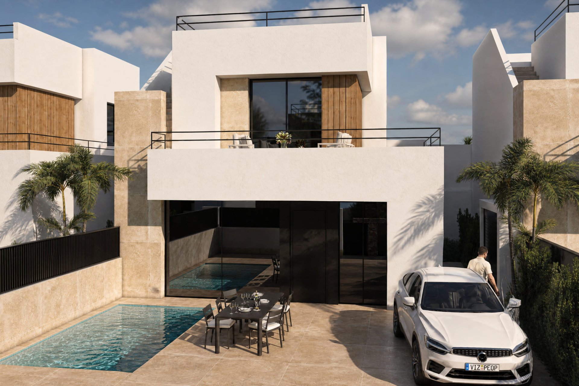 New Build - Semi-detached house - Alhama de Murcia