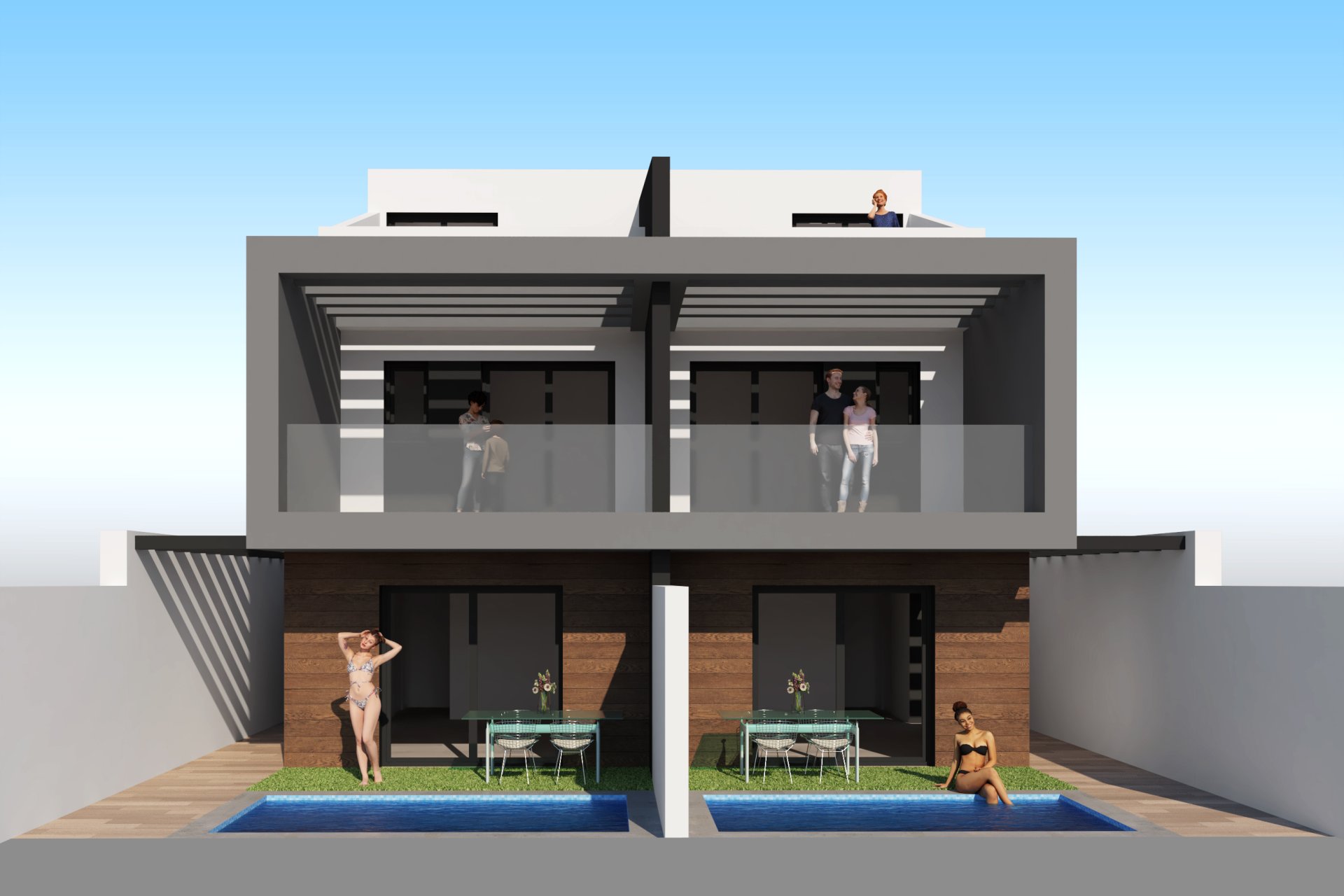 Obra nueva - Pareado - San Javier
