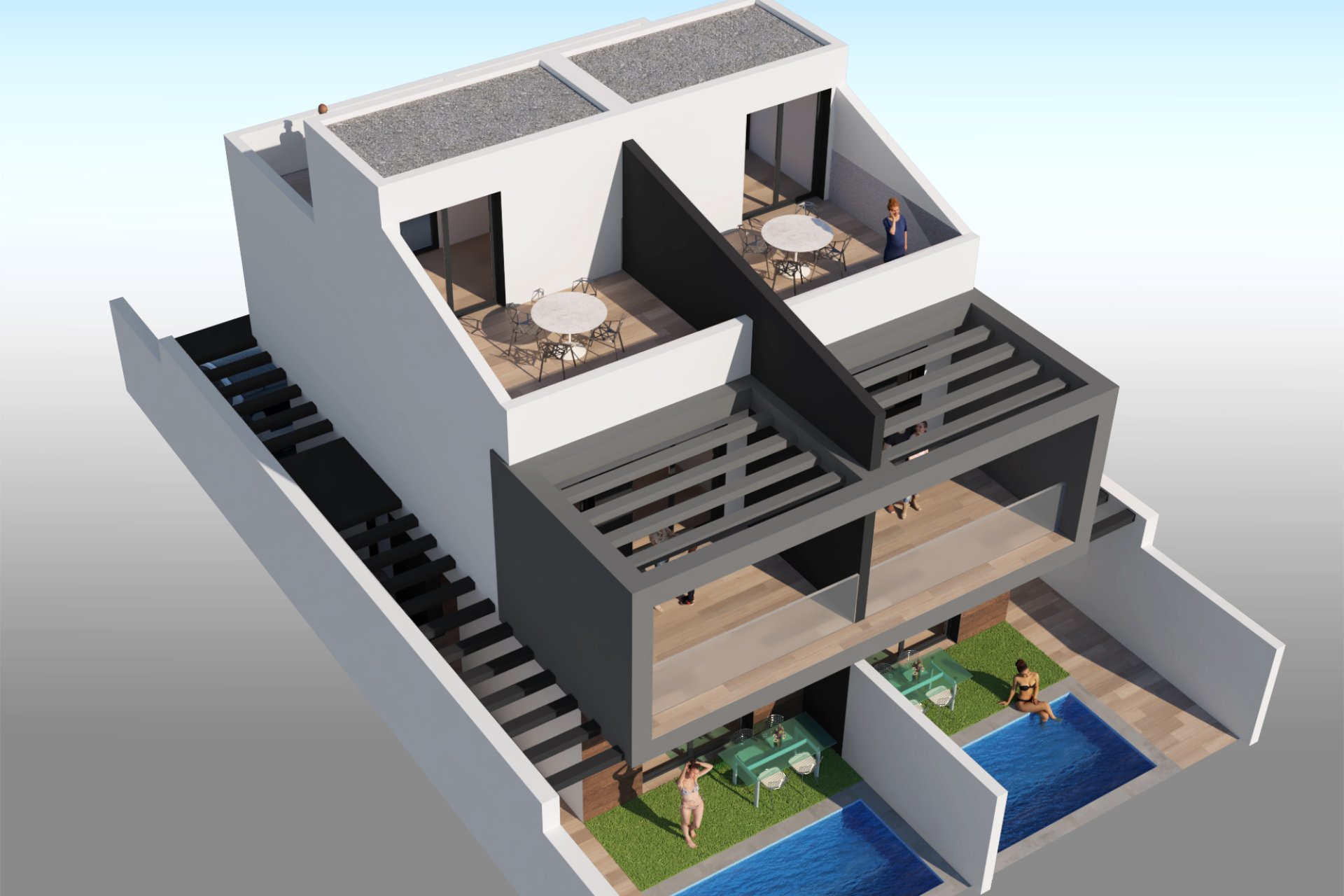 Obra nueva - Pareado - San Javier